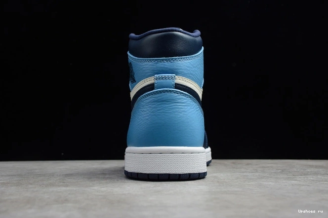OG University 1 Retro Air - | Blue High Jordan UNC Obsidian 555088-140 0313